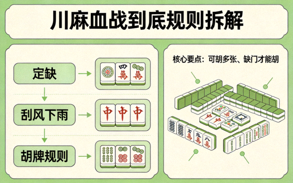 川麻血战到底规则拆解教学文章配图