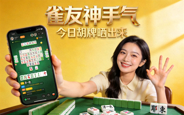 雀友神手气晒图分享社区配图